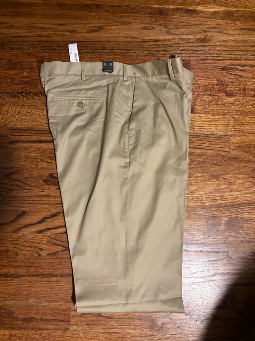 Men’s jcrew 38x32 Bowery khakis new with tags